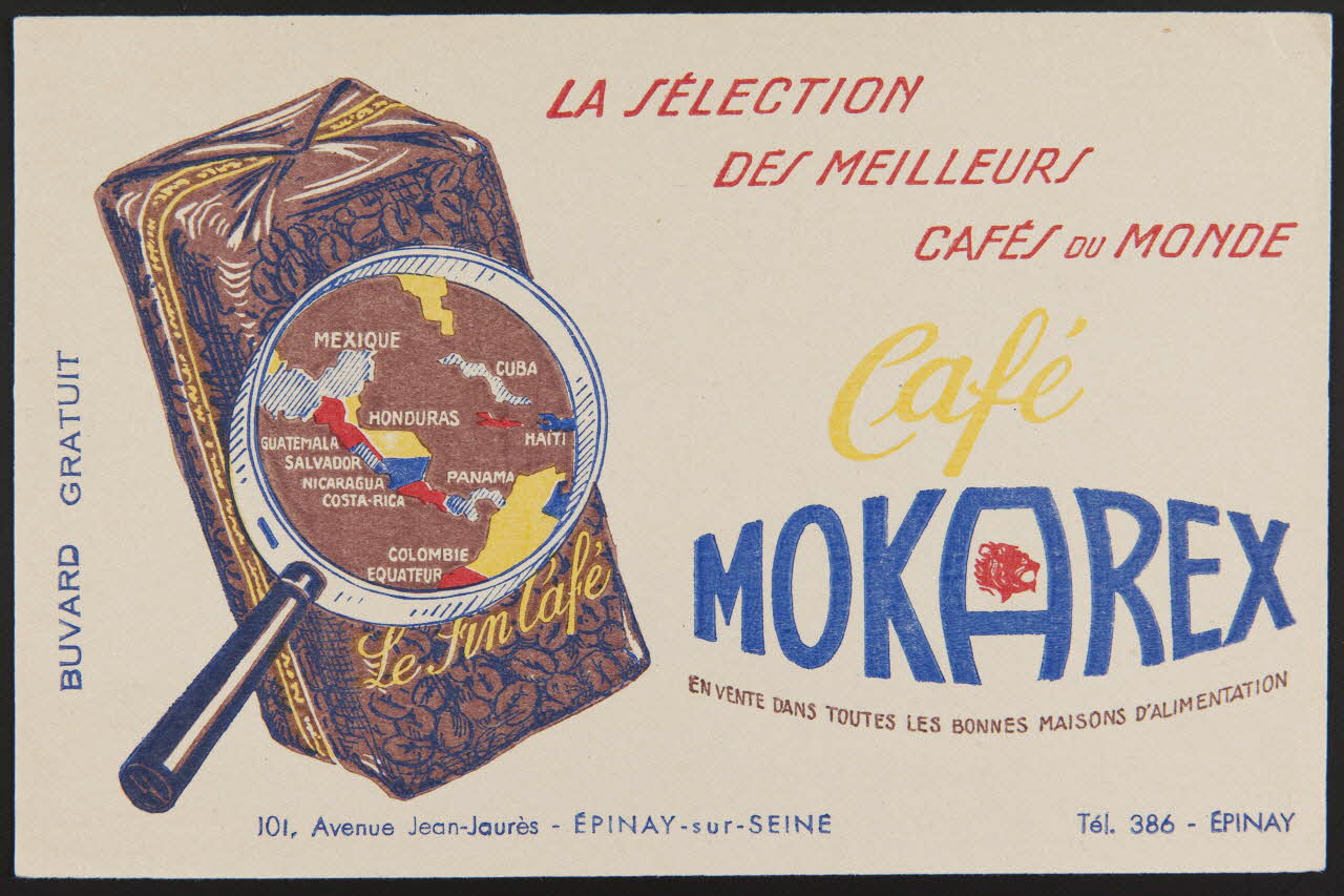 buvard publicitaire Café  MOKAREX 1994.34.250 Photo