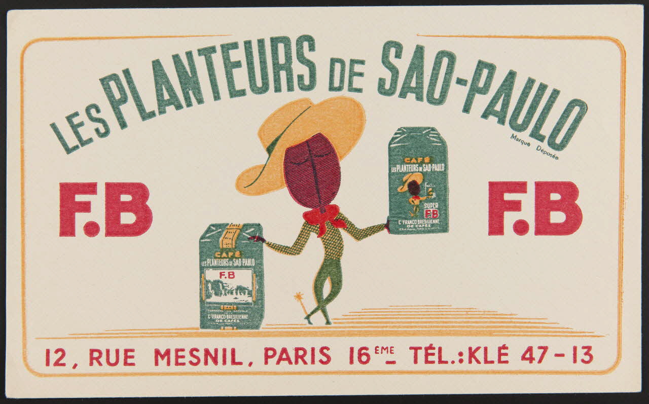 buvard publicitaire LES PLANTEURS DE SAO-PAULO 1994.34.254 Photo