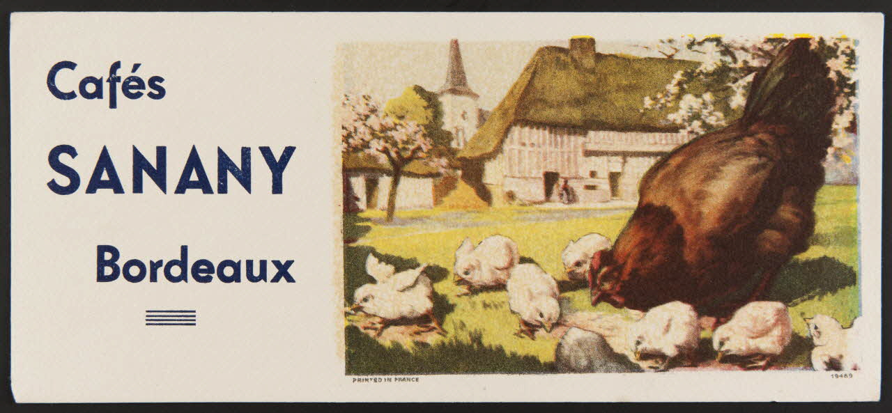 buvard publicitaire Cafés  SANANY  Bordeaux 1994.34.261 Photo