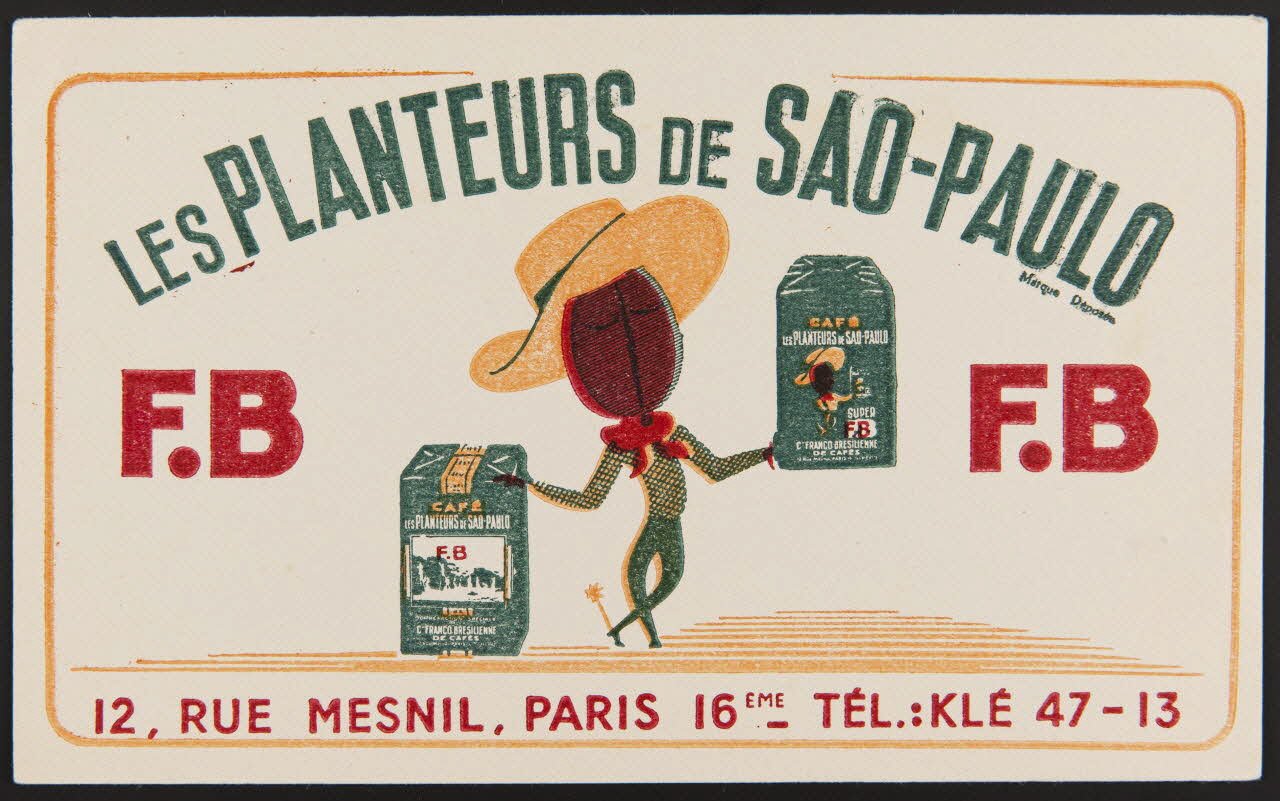 buvard publicitaire LES PLANTEURS DE SAO-PAULO 1994.34.262 Photo