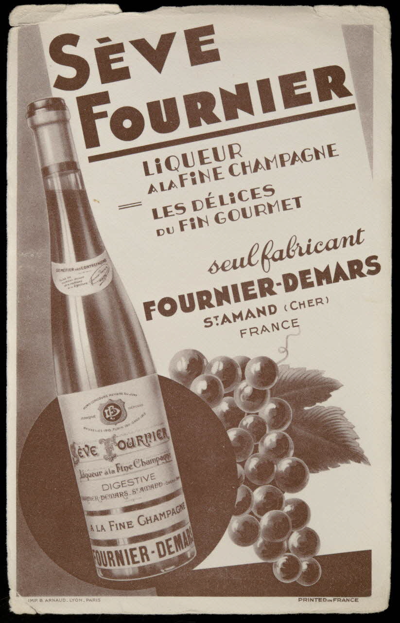 buvard publicitaire SEVE  FOURNIER 1994.34.27 Photo