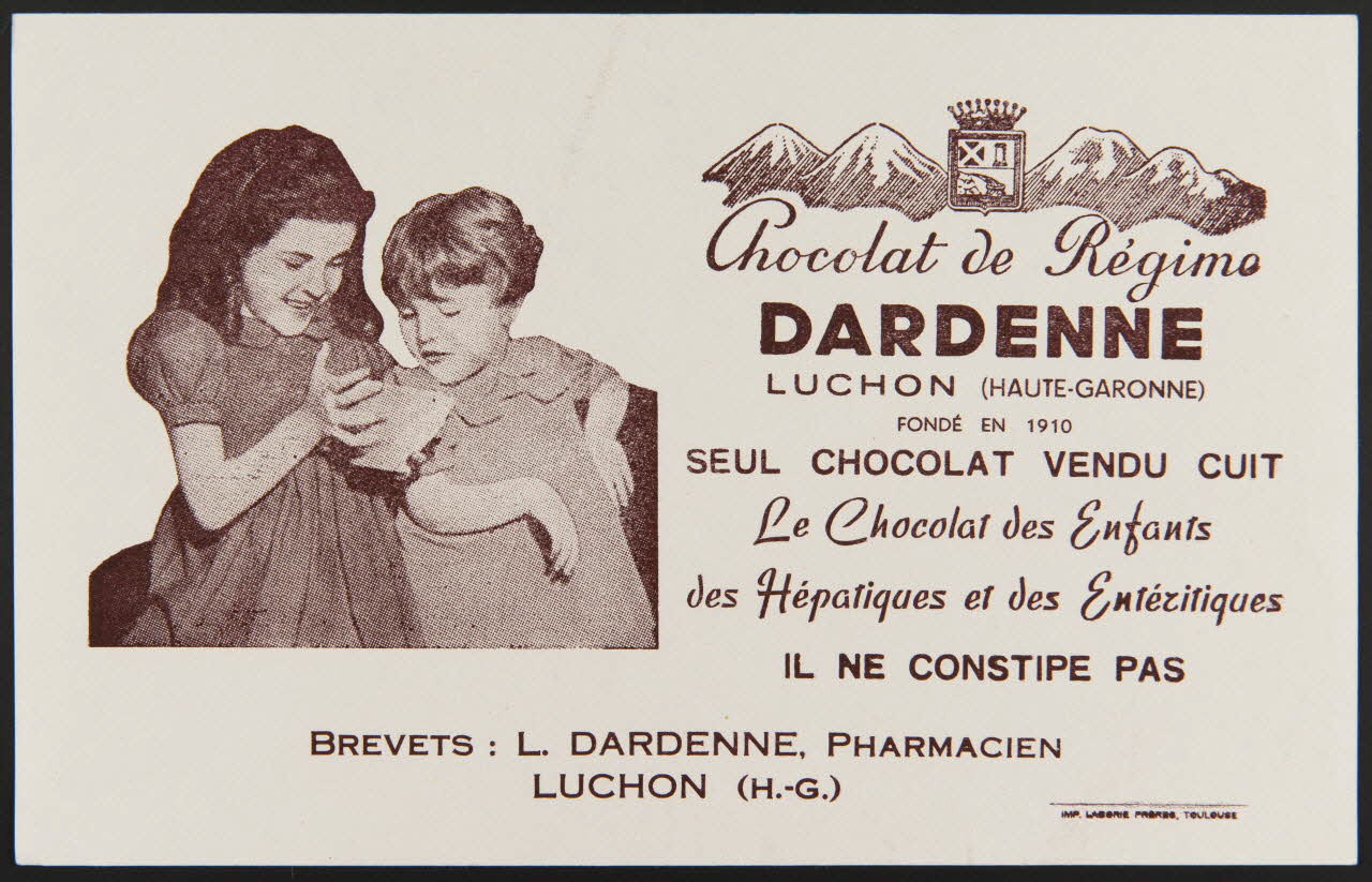 buvard publicitaire Chocolat de Régime  DARDENNE 1994.34.284 Photo