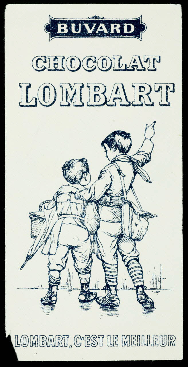 buvard publicitaire CHOCOLAT  LOMBART 1994.34.293 Photo