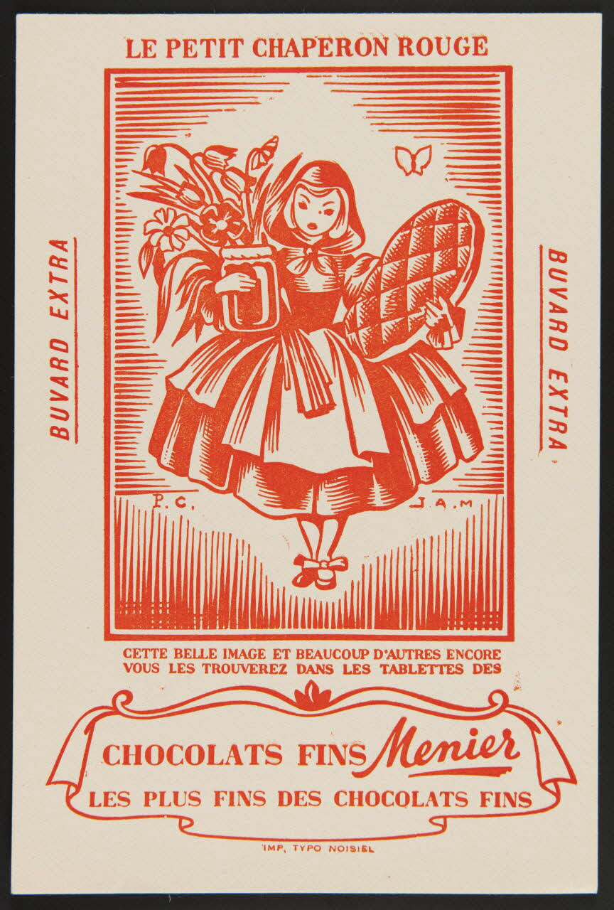 buvard publicitaire CHOCOLAT FINS Menier 1994.34.295 Photo