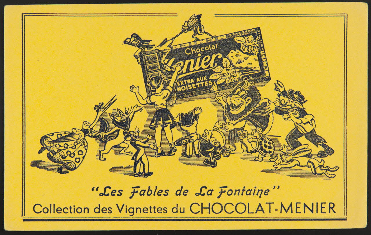 buvard publicitaire Collection des Vignettes du CHOCOLAT-MENIER 1994.34.297 Photo
