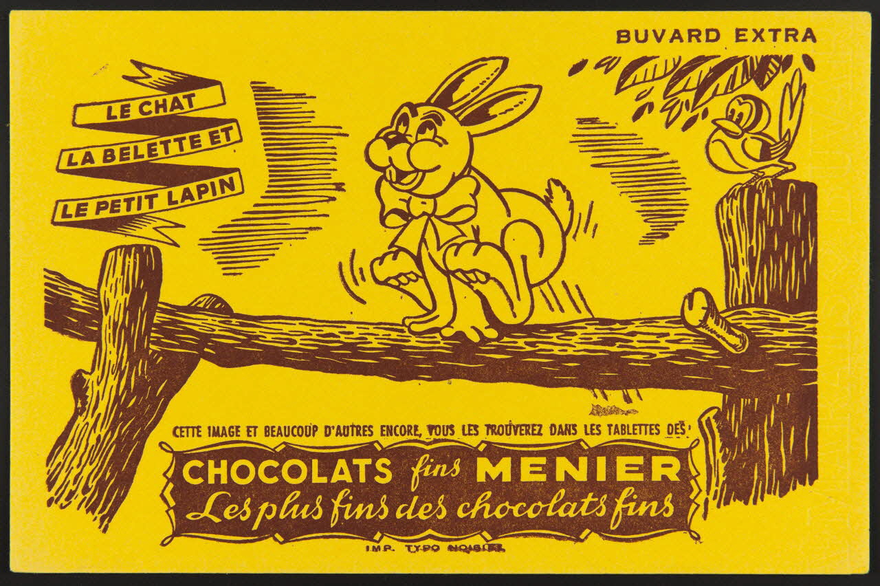 buvard publicitaire CHOCOLAT fins MENIER 1994.34.298 Photo