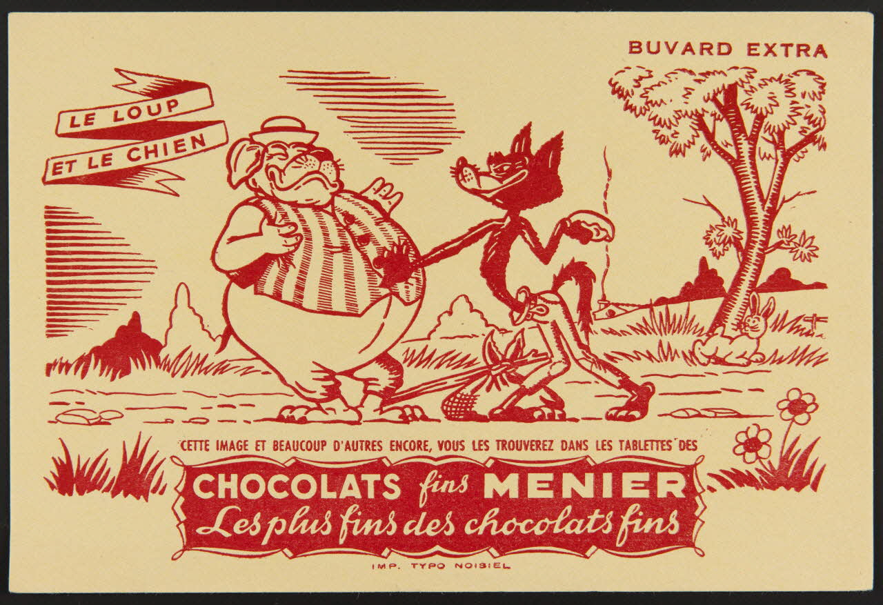 buvard publicitaire CHOCOLAT fins MENIER 1994.34.299 Photo