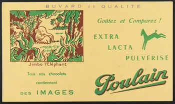 buvard publicitaire Poulain 1994.34.313 Photo