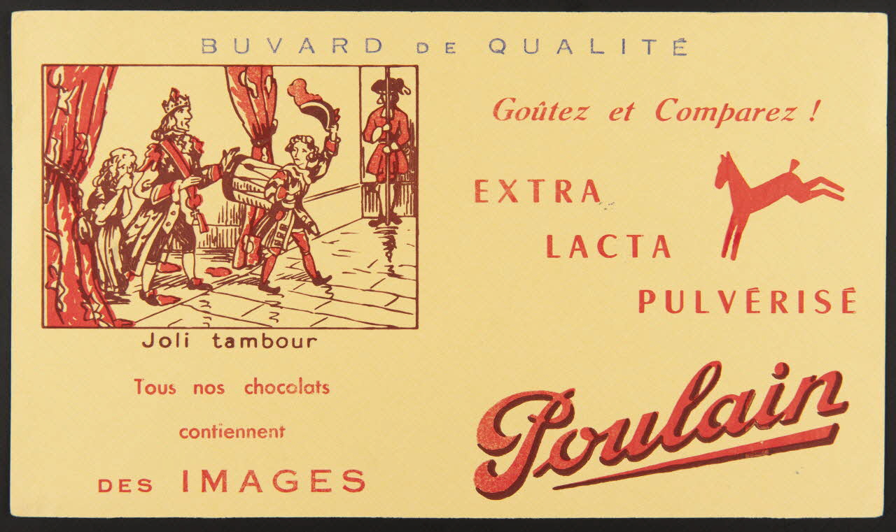 buvard publicitaire Poulain 1994.34.314 Photo