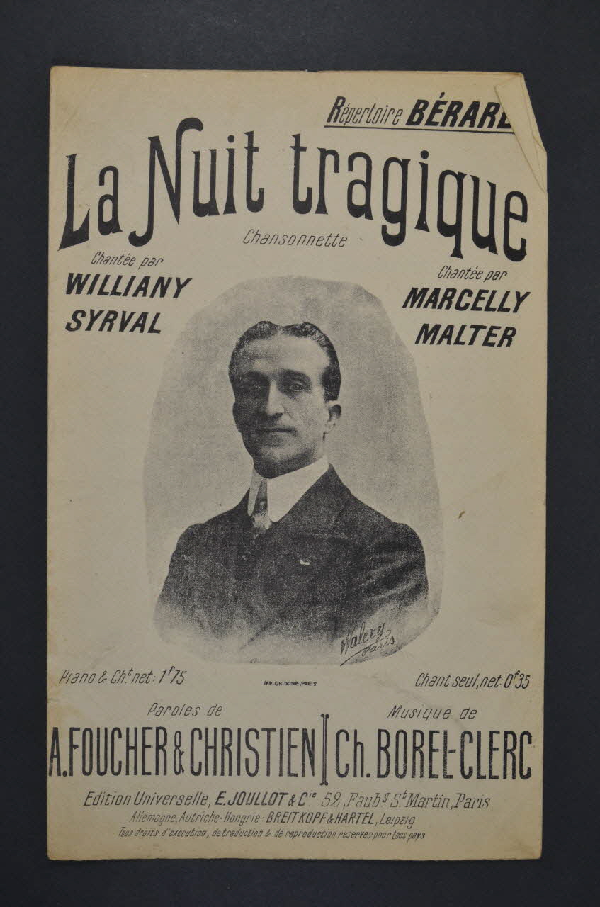 chanson petit format 1965.172.25 Photo Mucem