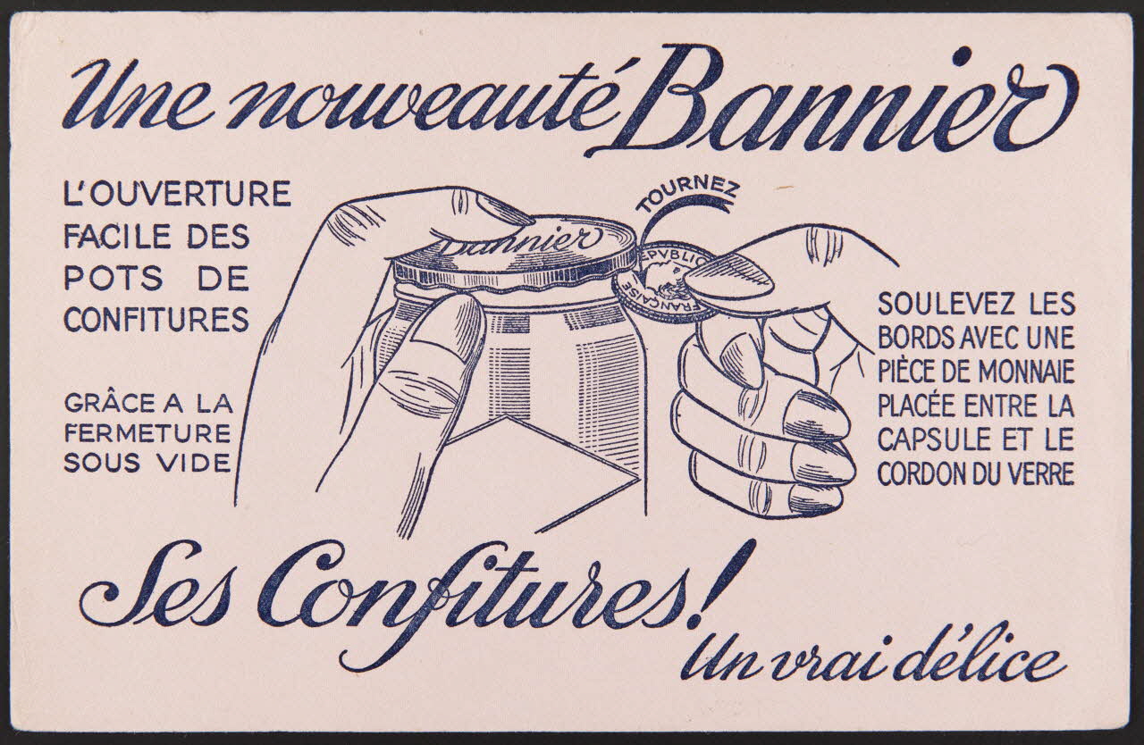 buvard publicitaire Une nouveauté Bannier 1994.34.320 Photo