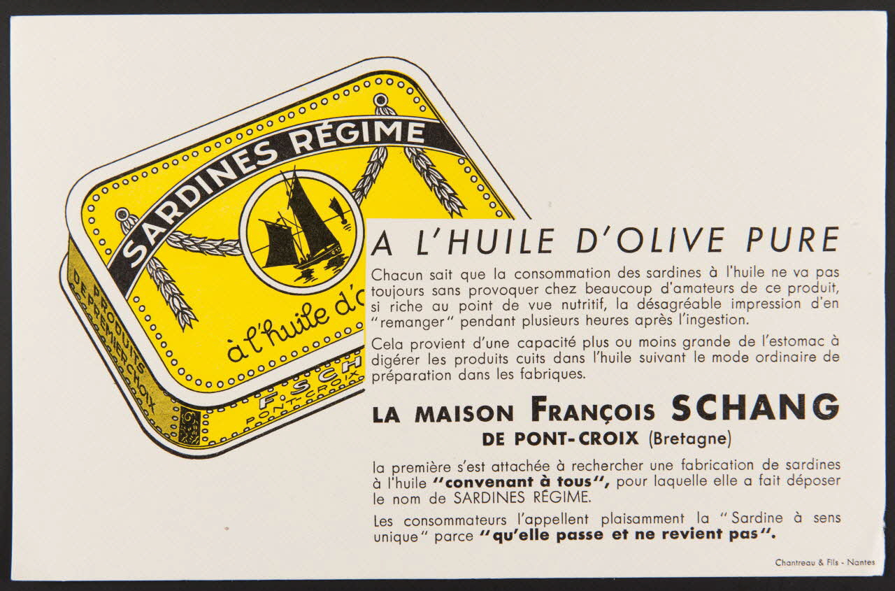 buvard publicitaire LA MAISON FRANCOIS SCHANG 1994.34.323 Photo