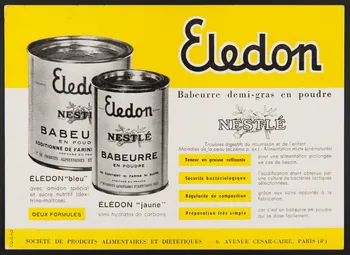 buvard publicitaire Eledon  Babeurre demi-gras en poudre 1994.34.325 Photo