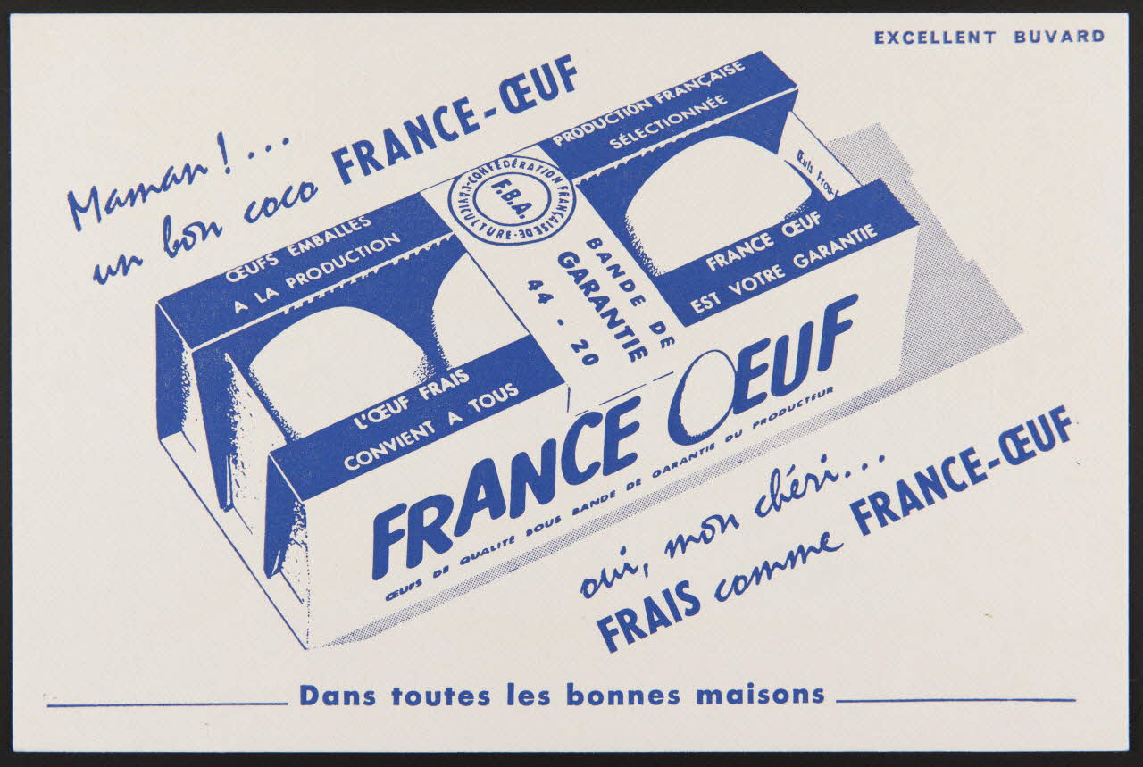 buvard publicitaire FRANCE - OEUF 1994.34.328 Photo