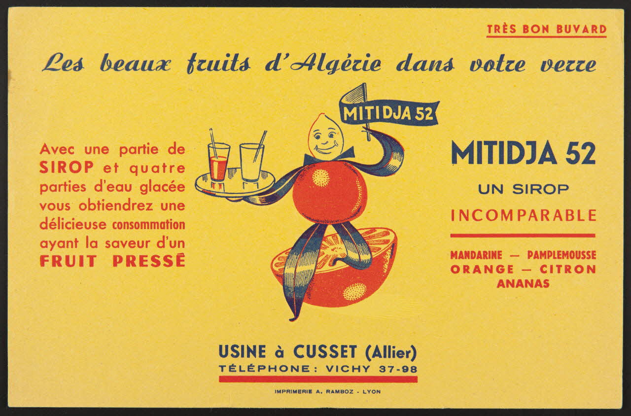 buvard publicitaire MITIDJA 52 1994.34.348 Photo