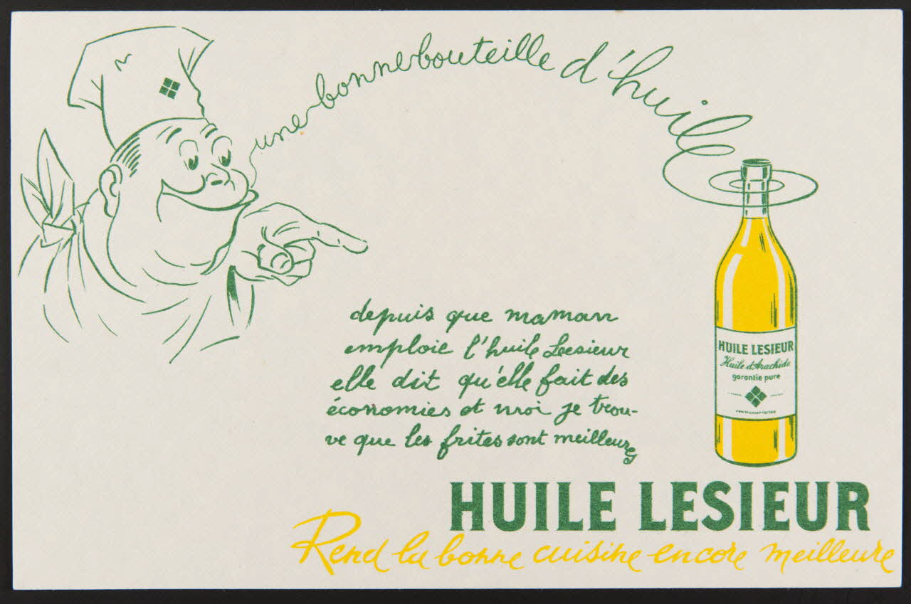 buvard publicitaire HUILE LESIEUR 1994.34.357 Photo
