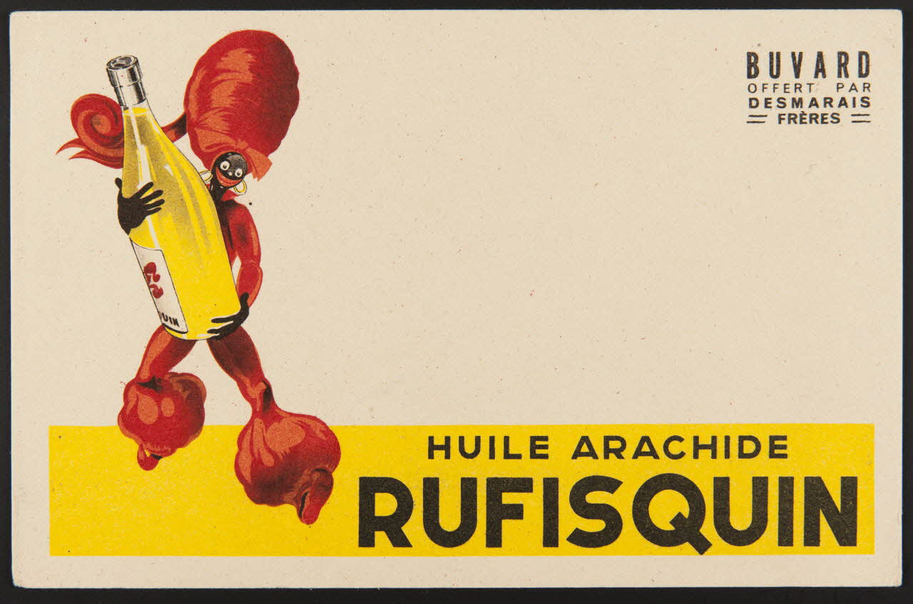 buvard publicitaire HUILE ARACHIDE  RUFISQUIN 1994.34.358 Photo