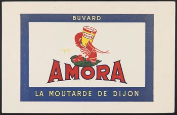 buvard publicitaire AMORA  LA MOUTARDE DE DIJON 1994.34.360 Photo