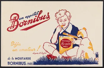 buvard publicitaire Bon appétit  Bornibus 1994.34.366  Photo