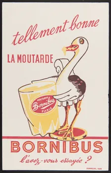 buvard publicitaire BORNIBUS  l'avez-vous essayée ? 1994.34.367  Photo