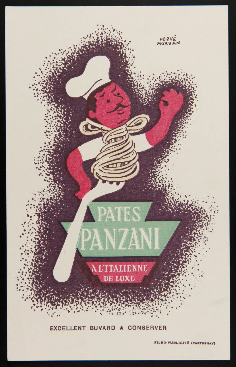 buvard publicitaire PATES  PANZANI  A L'ITALIENNE  DE LUXE 1994.34.386 Photo