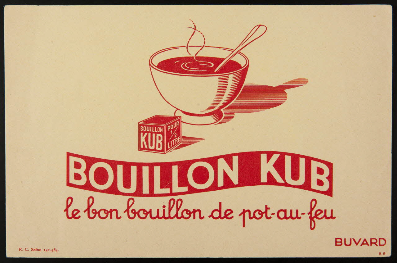 buvard publicitaire BOUILLON KUB  le bon bouillon de pot-au-feu 1994.34.392 Photo