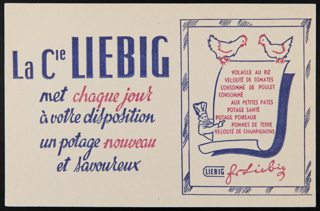 buvard publicitaire La Cie LIEBIG 1994.34.398 Photo