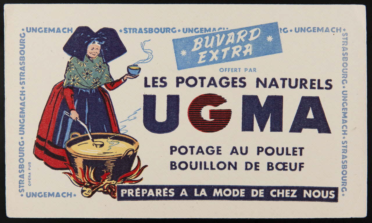 buvard publicitaire LES POTAGES NATURELS  UGMA 1994.34.405 Photo