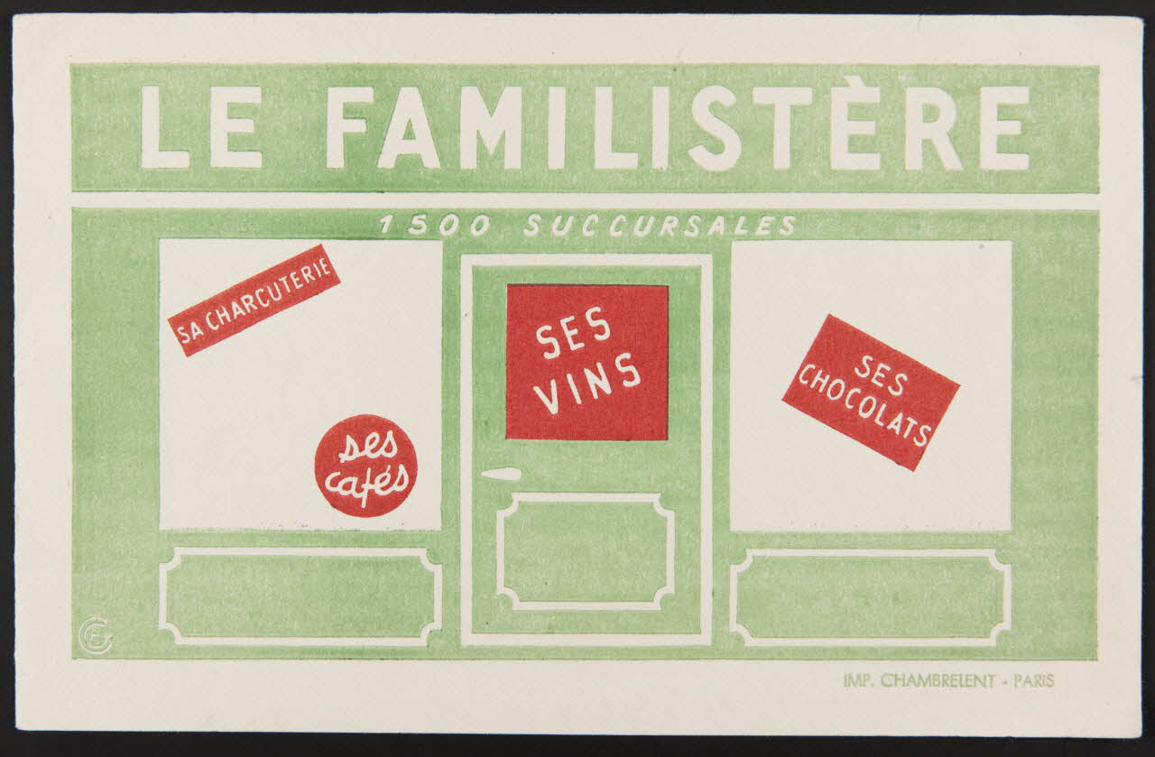 buvard publicitaire LE FAMILISTERE 1994.34.433 Photo