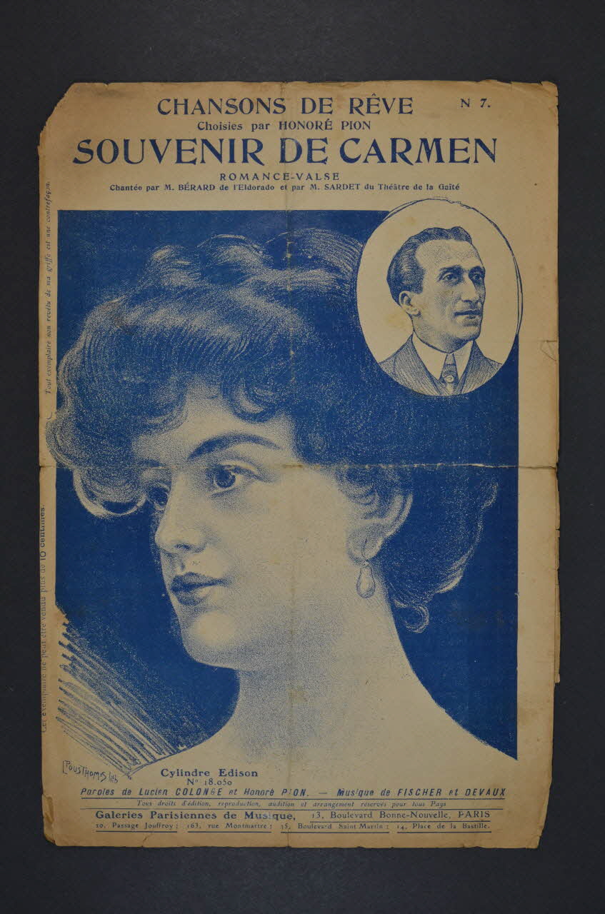 chanson petit format 1966.187.41 Photo Mucem