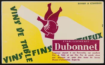 buvard publicitaire ETABLISSEMENTS  Dubonnet 1994.34.44  Photo