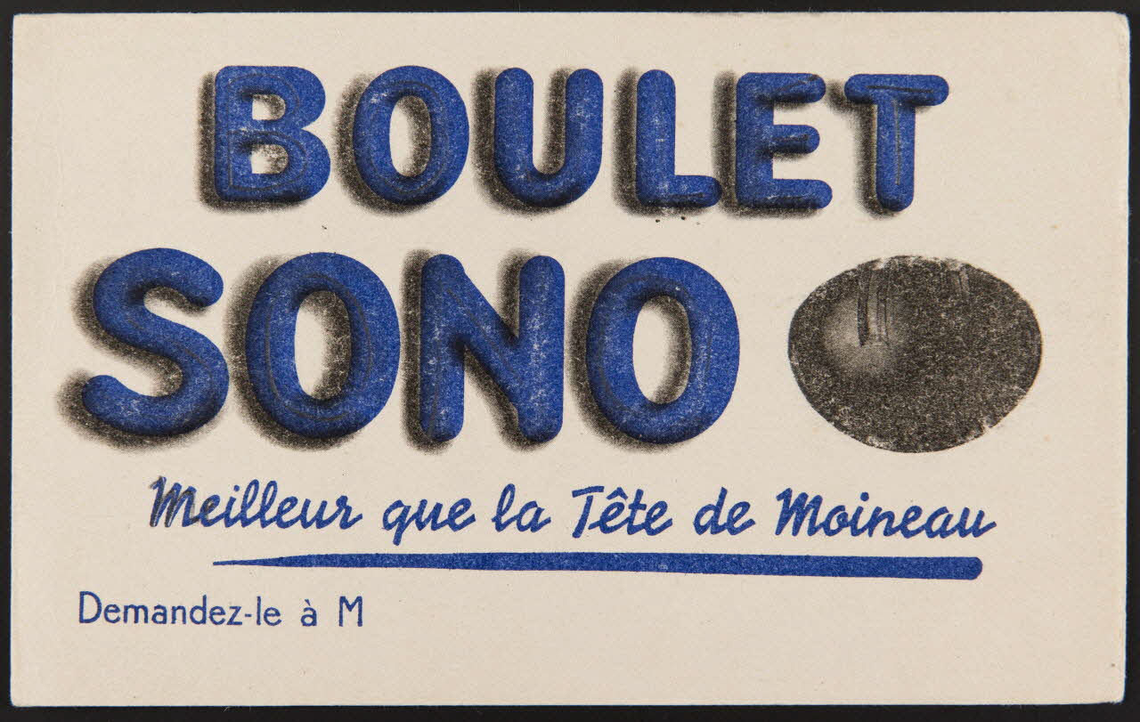 buvard publicitaire BOULET  SONO 1994.34.440 Photo