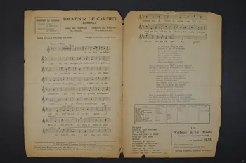 chanson petit format 1966.187.41 Photo Mucem