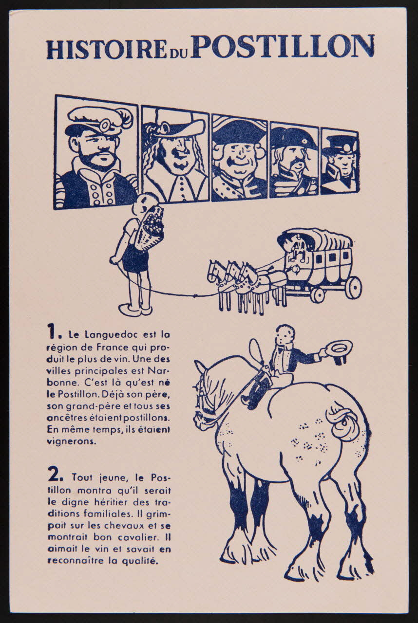 buvard publicitaire HISTOIRE DU POSTILLON 1994.34.48 Photo