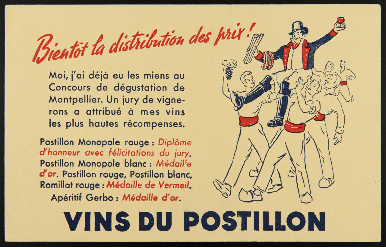 buvard publicitaire VINS DU POSTILLON 1994.34.50 Photo