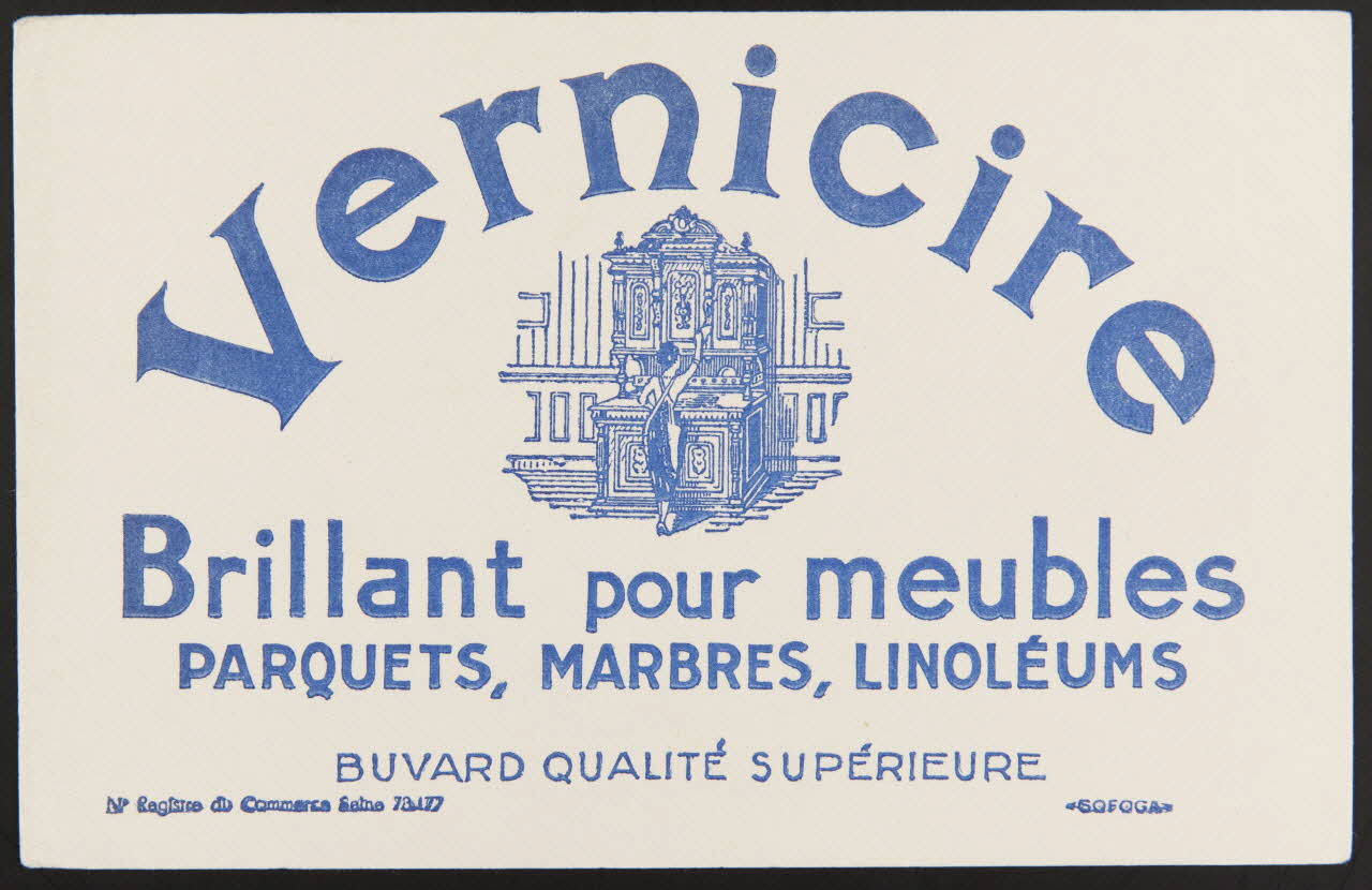 buvard publicitaire Vernicire 1994.34.505 Photo