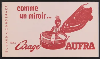 buvard publicitaire comme  un miroir... 1994.34.516 Photo