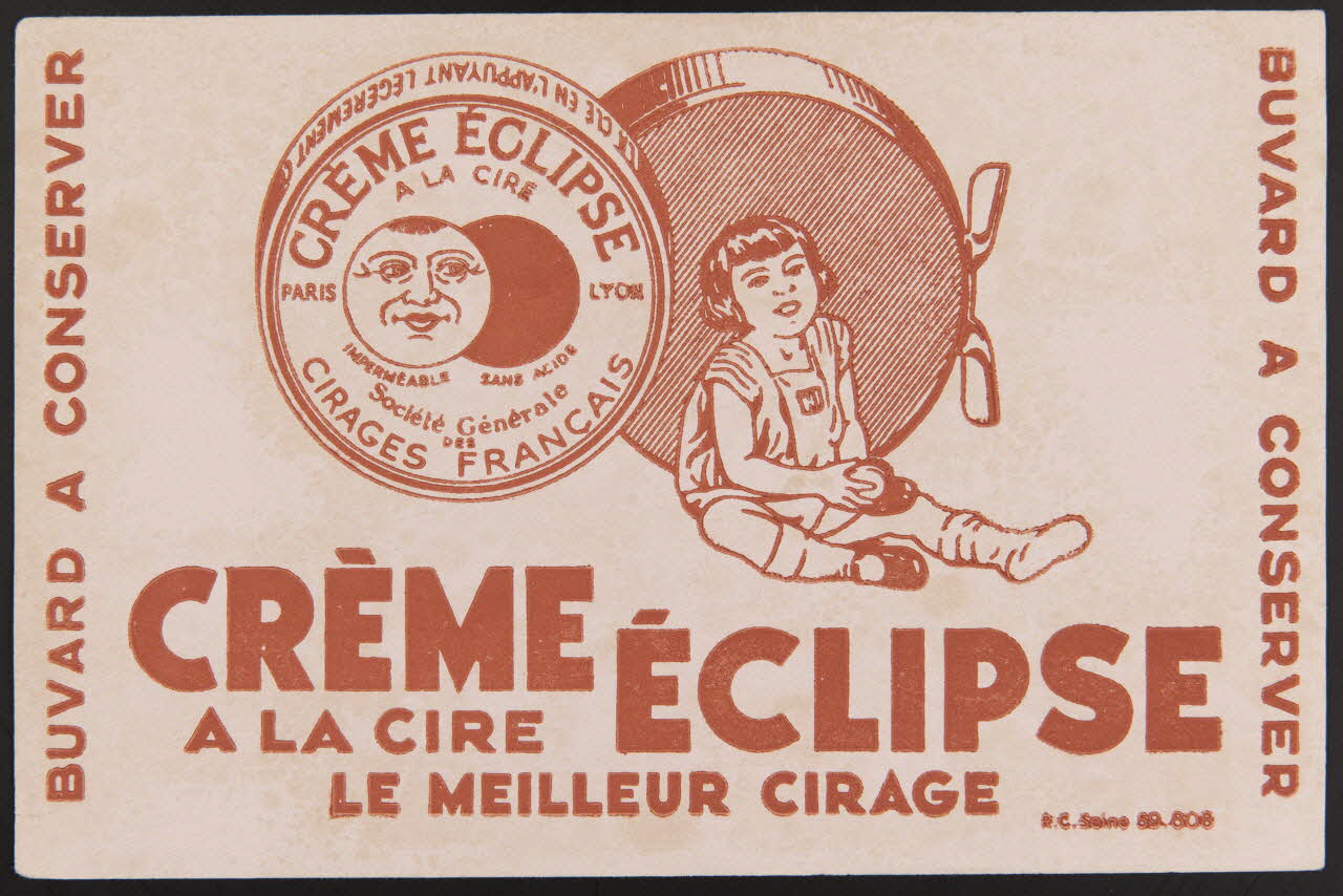 buvard publicitaire CREME ECLIPSE  A LA CIRE  LE MEILLEUR CIRAGE 1994.34.520 Photo