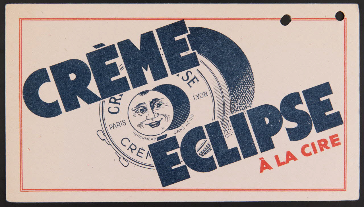buvard publicitaire CREME  ECLIPSE  A LA CIRE 1994.34.521 Photo