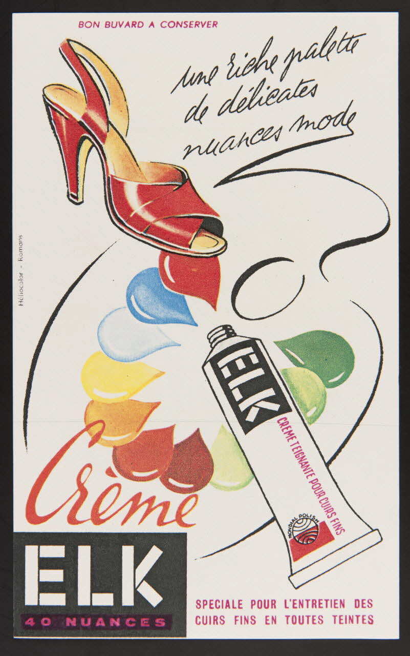 buvard publicitaire une riche palette  de délicates  nuances mode 1994.34.523 Photo