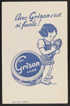 buvard publicitaire Avec Grison c'est  si facile! 1994.34.525  Photo