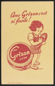 buvard publicitaire Avec Grison c'est  si facile! 1994.34.526  Photo