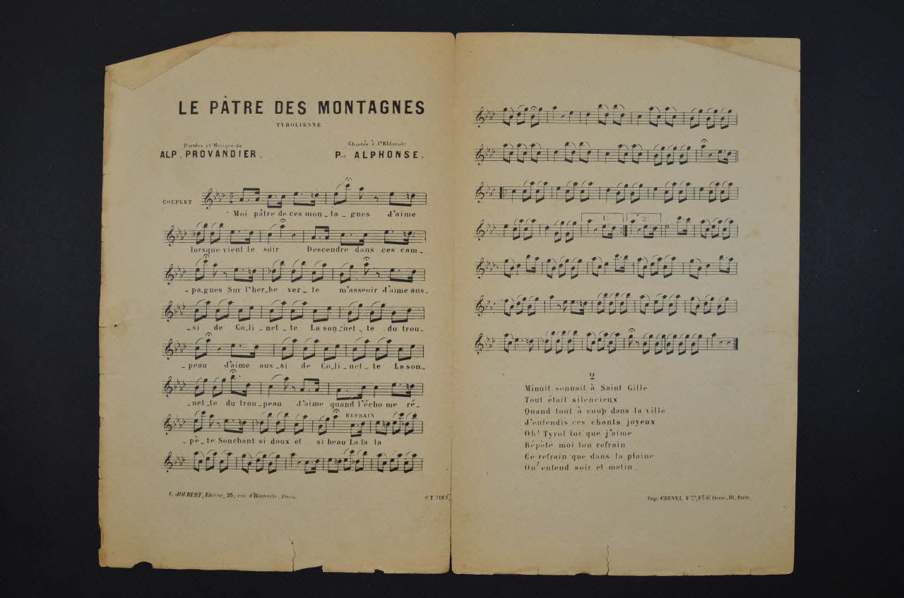 chanson petit format 1965.172.30 Photo Mucem