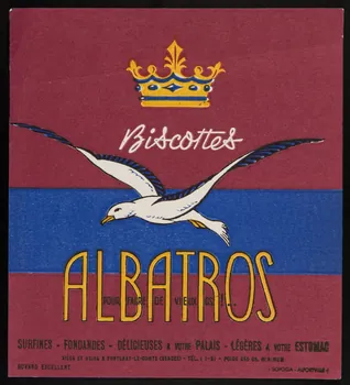 buvard publicitaire Biscottes  ALBATROS 1994.34.53  Photo