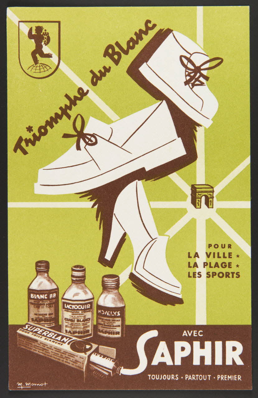buvard publicitaire Triomphe du Blanc  AVEC SAPHIR 1994.34.551 Photo