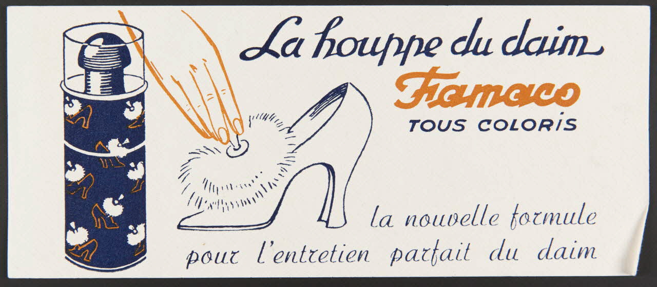 buvard publicitaire La houppe du daim  Famaco 1994.34.559 Photo