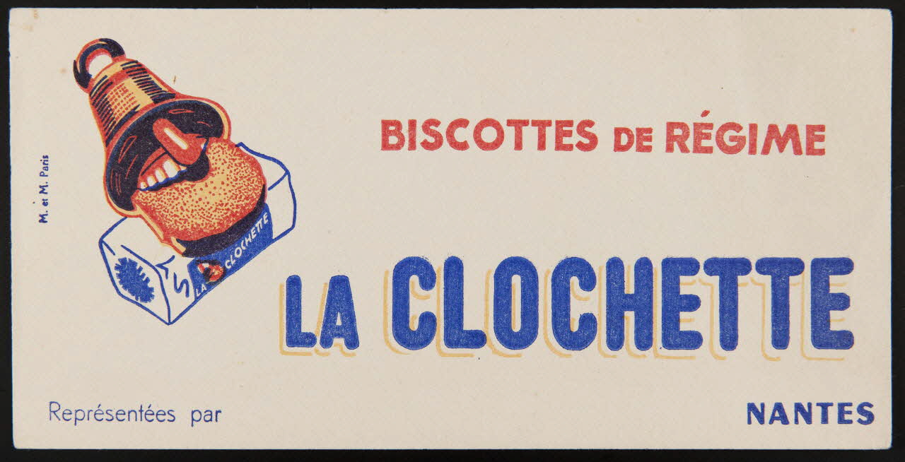 buvard publicitaire BISCOTTES DE REGIME  LA CLOCHETTE 1994.34.56 Photo