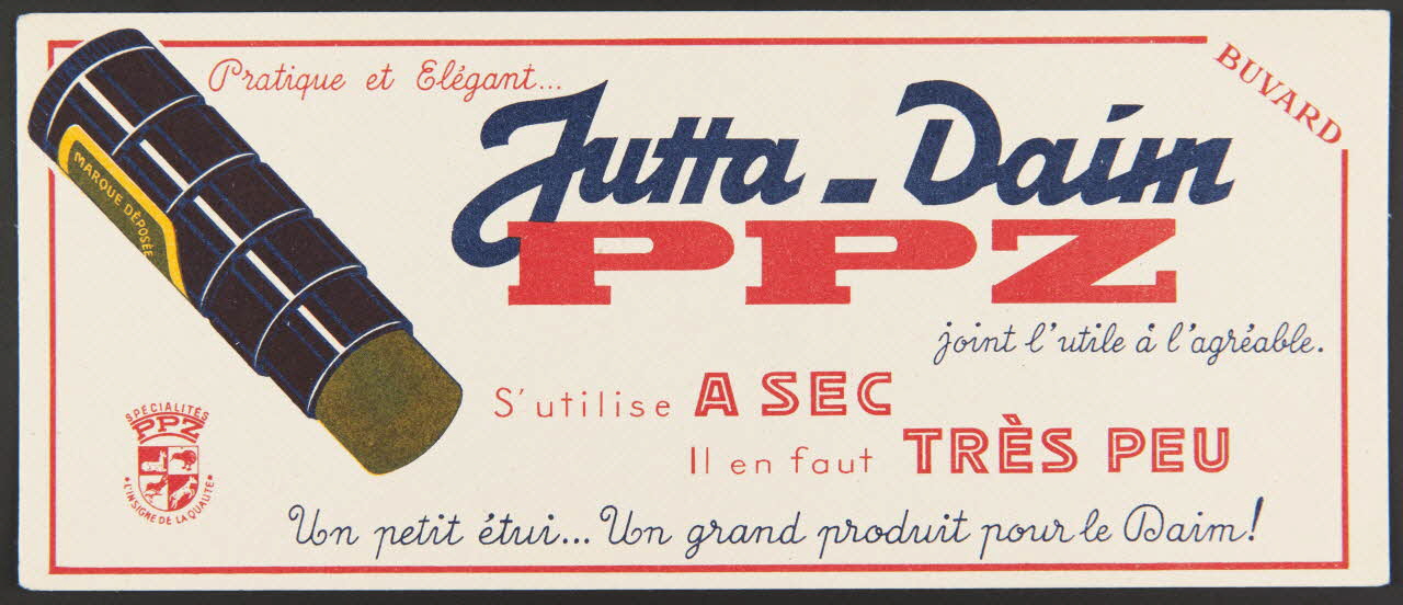 buvard publicitaire Jutta - Daim  PPZ 1994.34.560 Photo