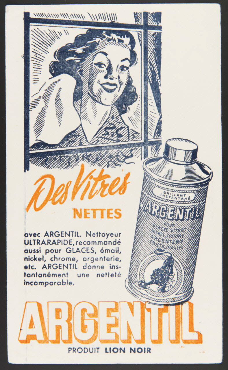 buvard publicitaire Des Vitres  NETTES  ARGENTIL 1994.34.565 Photo