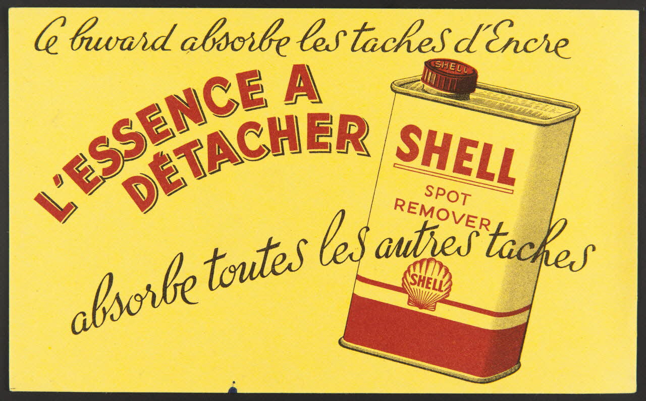 buvard publicitaire Ce buvard absorbe les taches d'Encre 1994.34.584  Photo